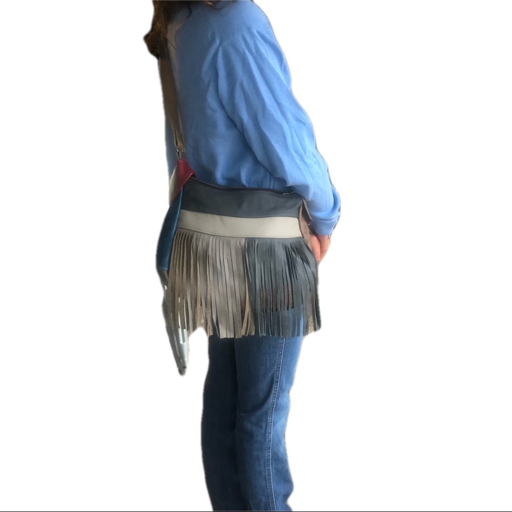 XXSOLDXX Leather fringe boho Boho shoulder|boho fringed crossbody - Picture 9 of 11